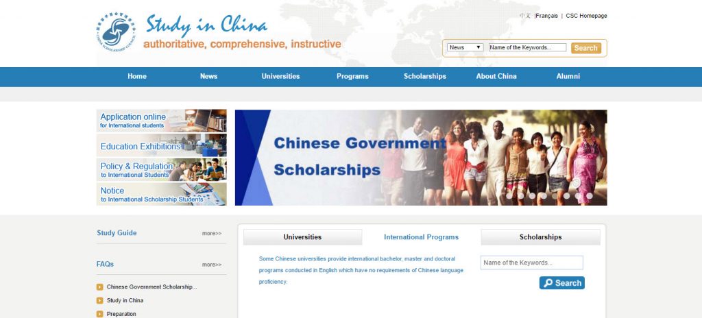 How to apply for Chinese government Scholarships
